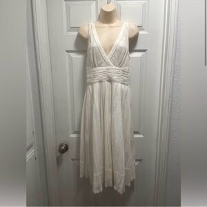 Marc Jacobs White Cotton Dress - Ethereal Grecian Goddess - Size 2 - EUC